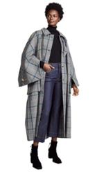 A W A K E Open Raglan Sleeve Pocket Coat