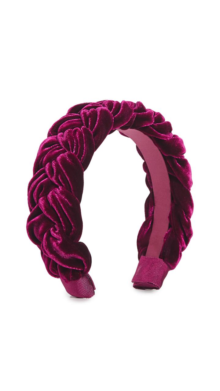 Jennifer Behr Velvet Lorelei Headband