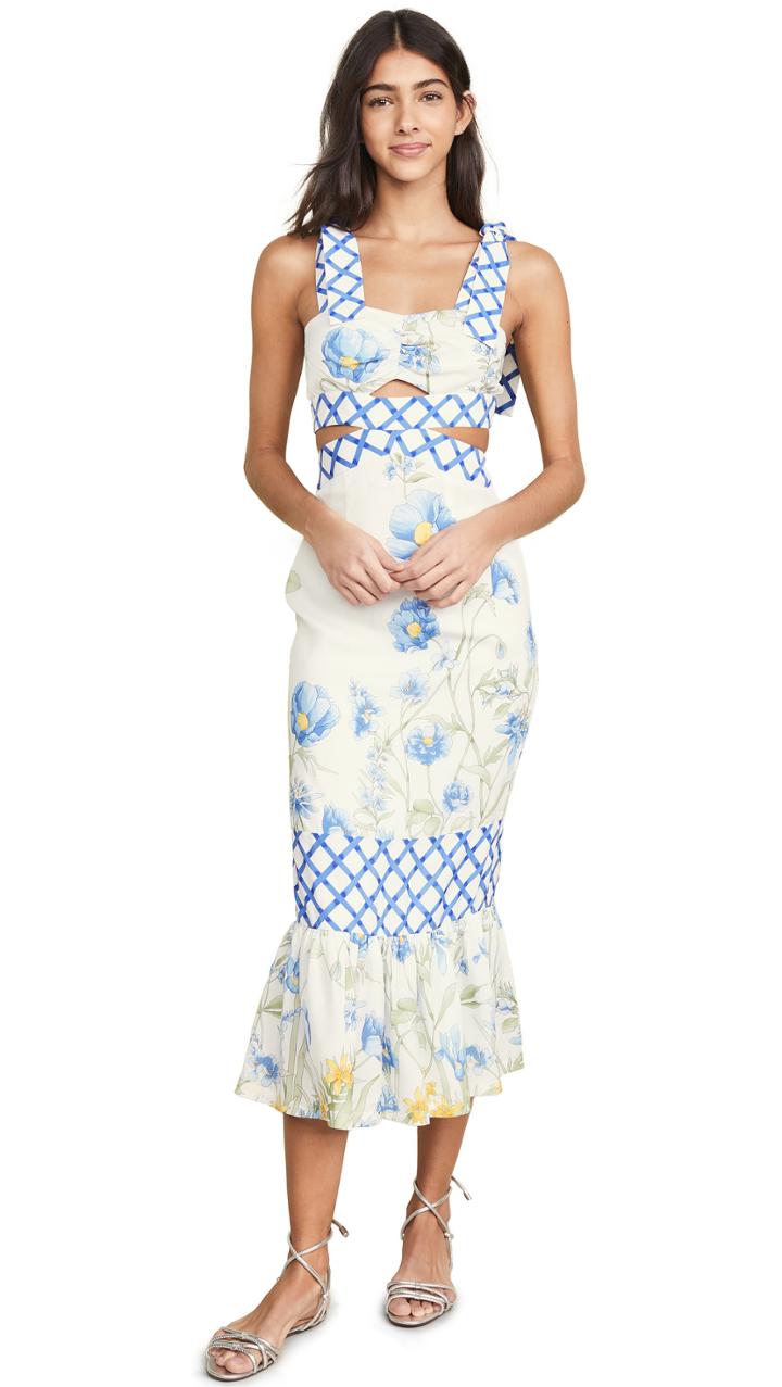 Alice Mccall Flower Girl Midi Strap Dress
