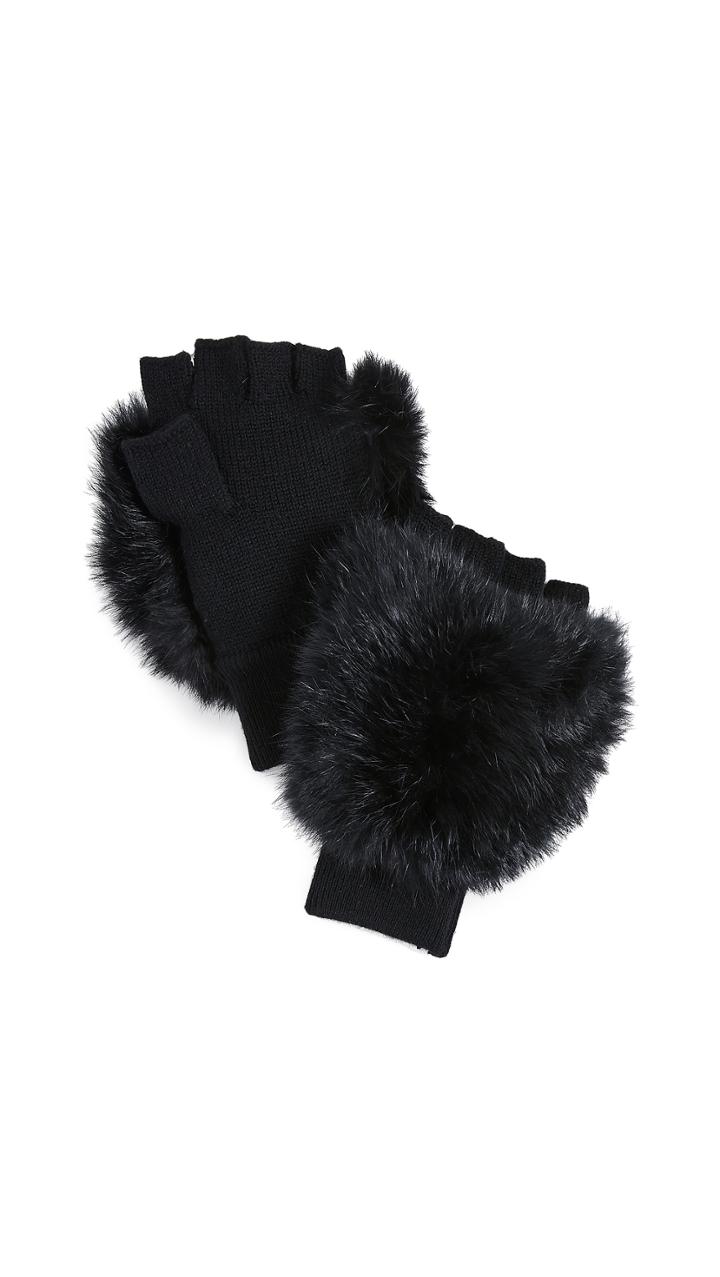 Alice Olivia Eli Fur Mittens