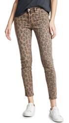 Blank Denim Leopard Print Skinny Jeans