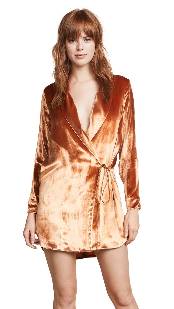 Michelle Mason Wrap Dress Jacket