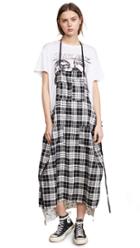 R13 Apron T Shirt Dress