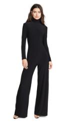 Norma Kamali Long Sleeve Turtleneck Jumpsuit