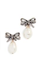 Marc Jacobs Bow Pearl Earrings
