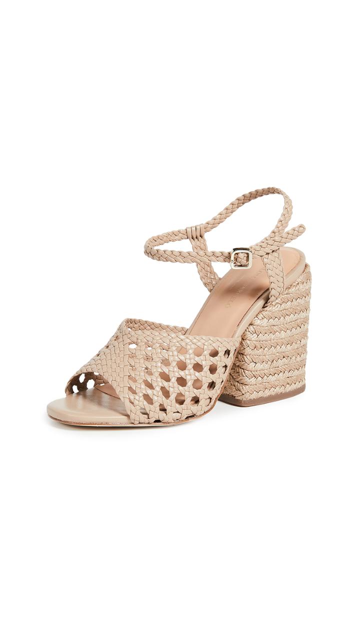 Paloma Barcelo Verane Woven Heeled Sandals