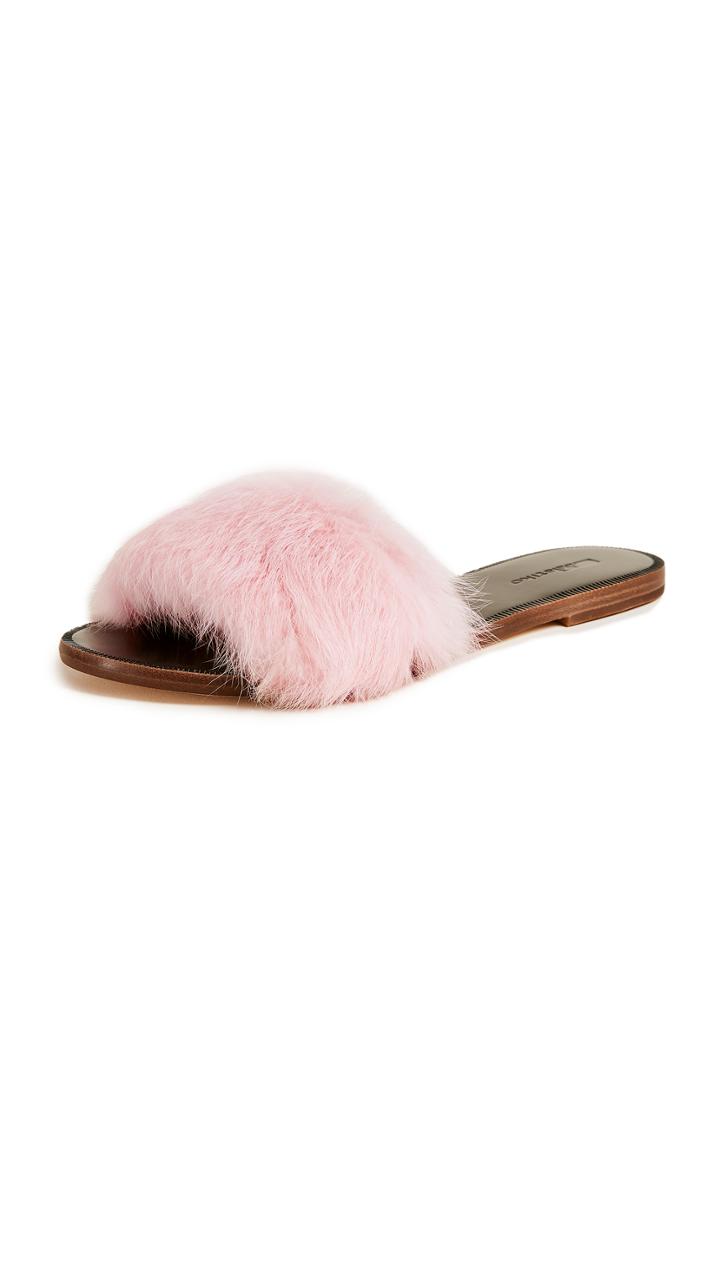 Matiko Pom Pom Fur Slides
