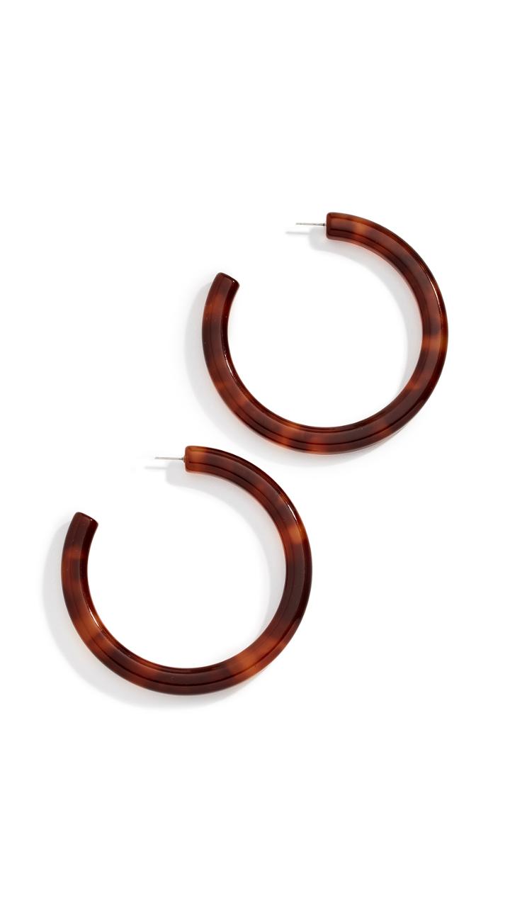 Lele Sadoughi Oversize Broadway Hoop Earrings