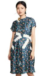 Kolor Patchwork Floral Dress