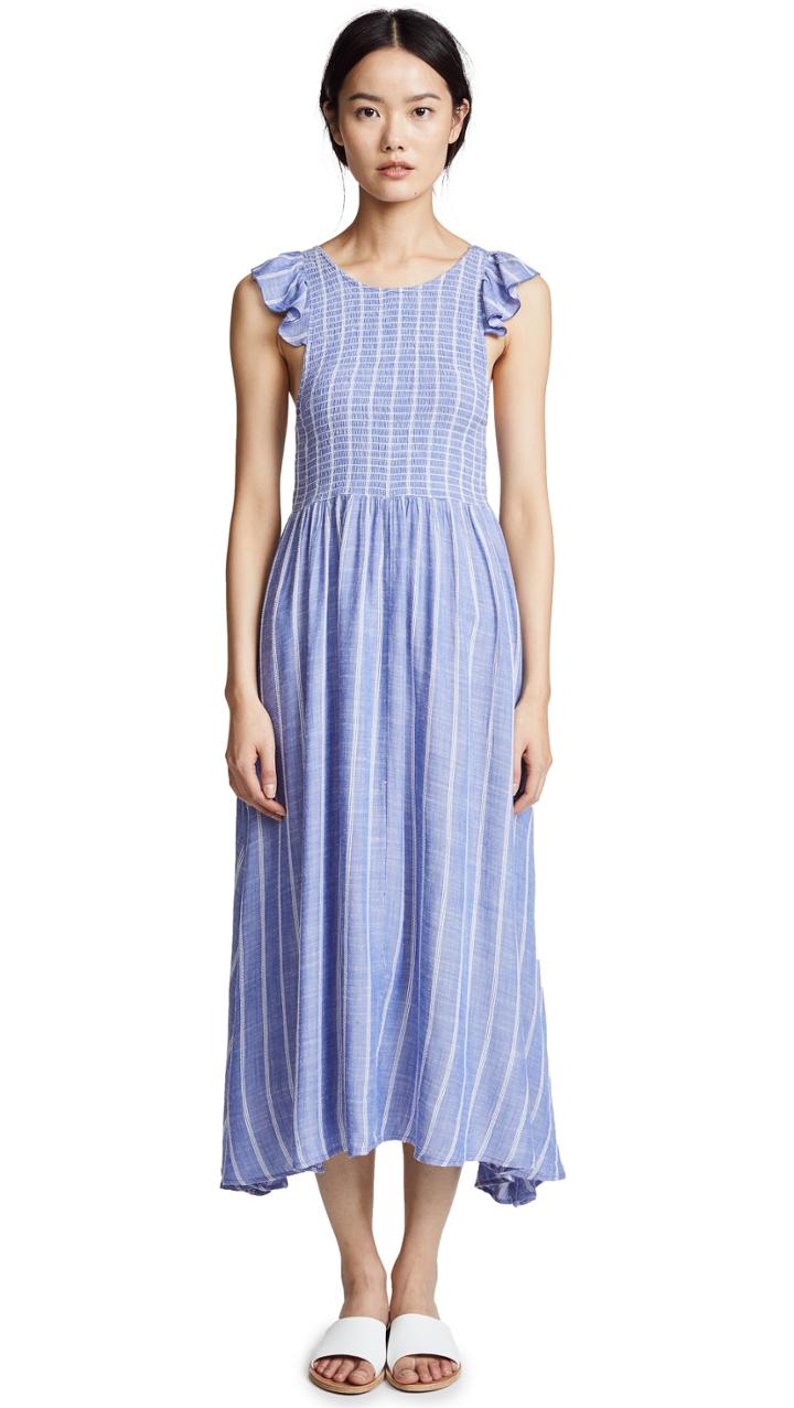 Free People Butterflies Midi Dress
