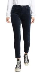 Citizens Of Humanity Velvet Rocket Crop High Rise Skinny Jeans