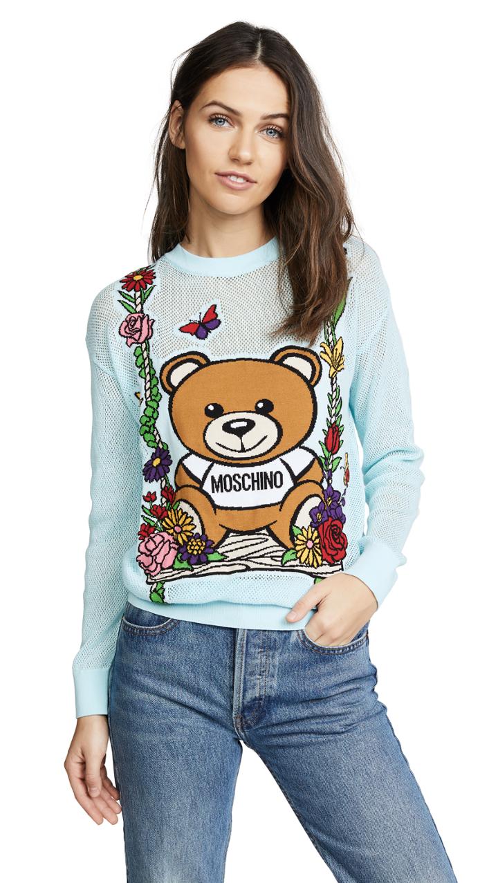 Moschino Moschino Bear Swing Sweater