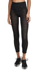 Adam Selman Sport Perforated Sheer Star Leggings