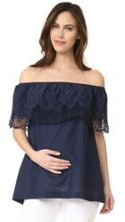 Ingrid Isabel Off Shoulder Lace Top