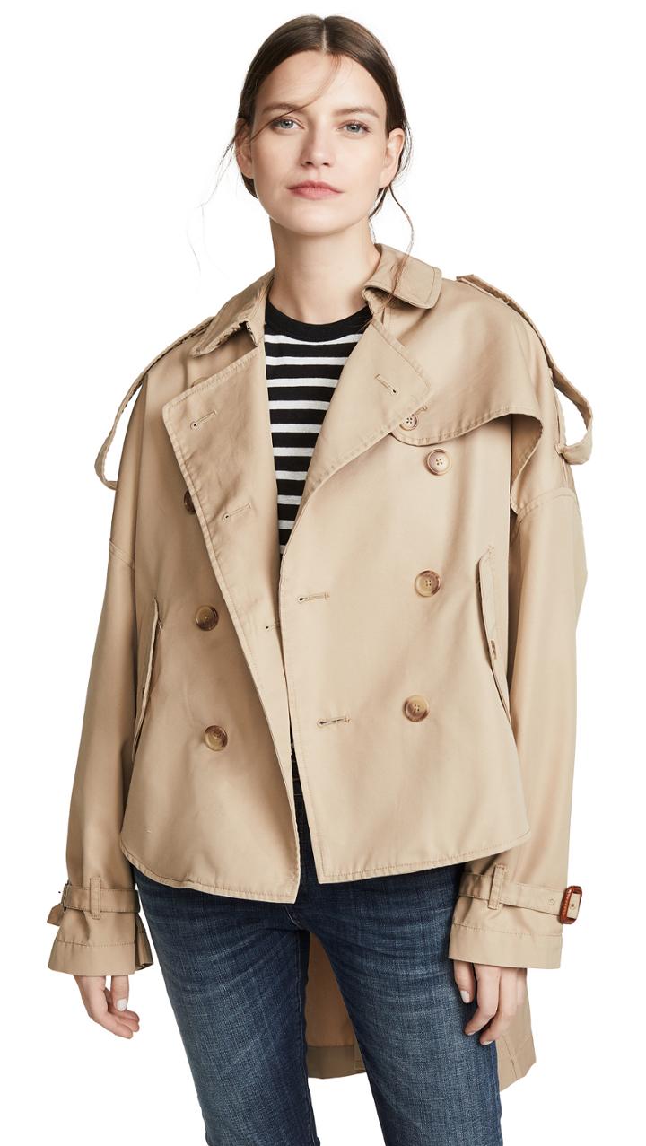R13 Tuck In Trench Coat