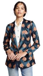 Scotch Soda Maison Scotch Cheetah Long Length Blazer