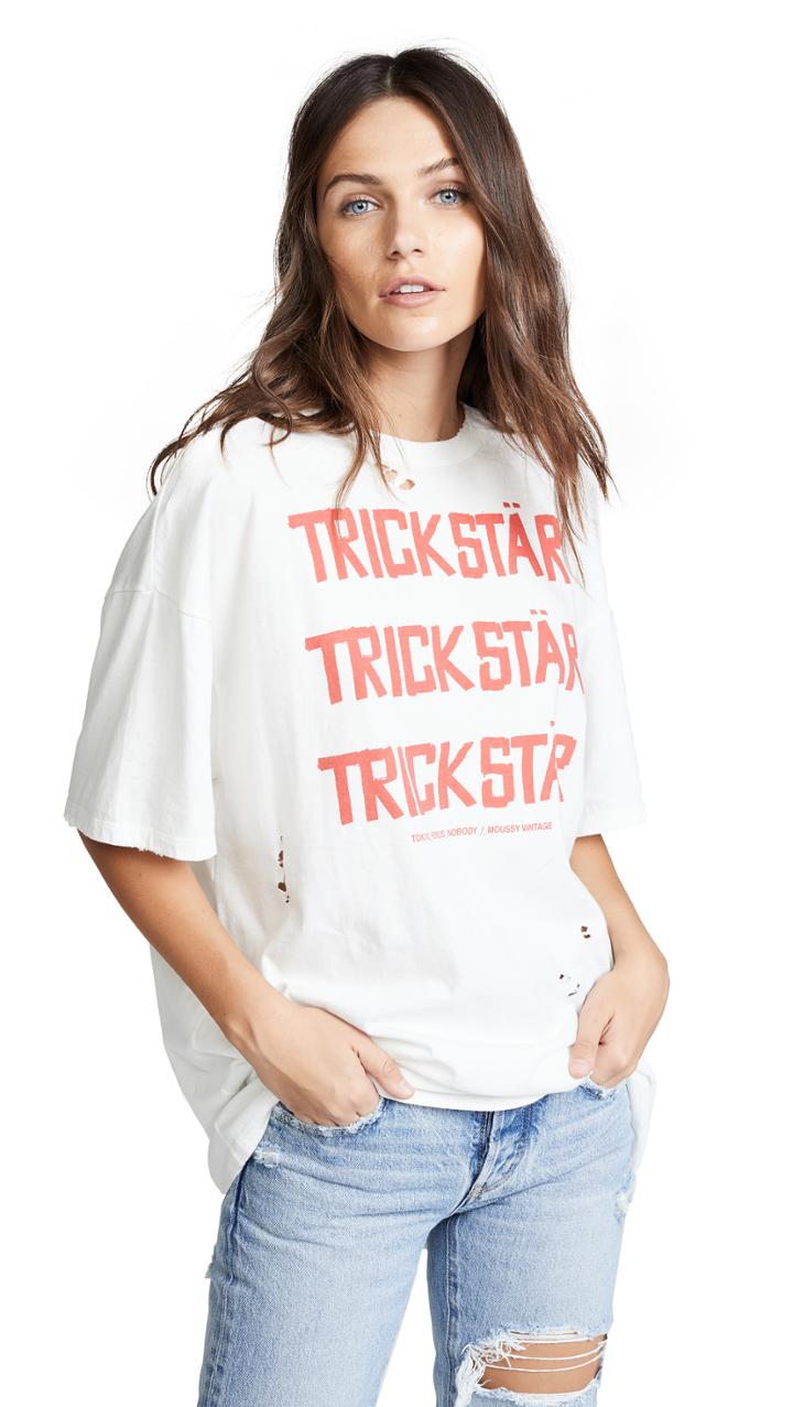 Moussy Vintage Mv Tokyo Vs Nobody Tee