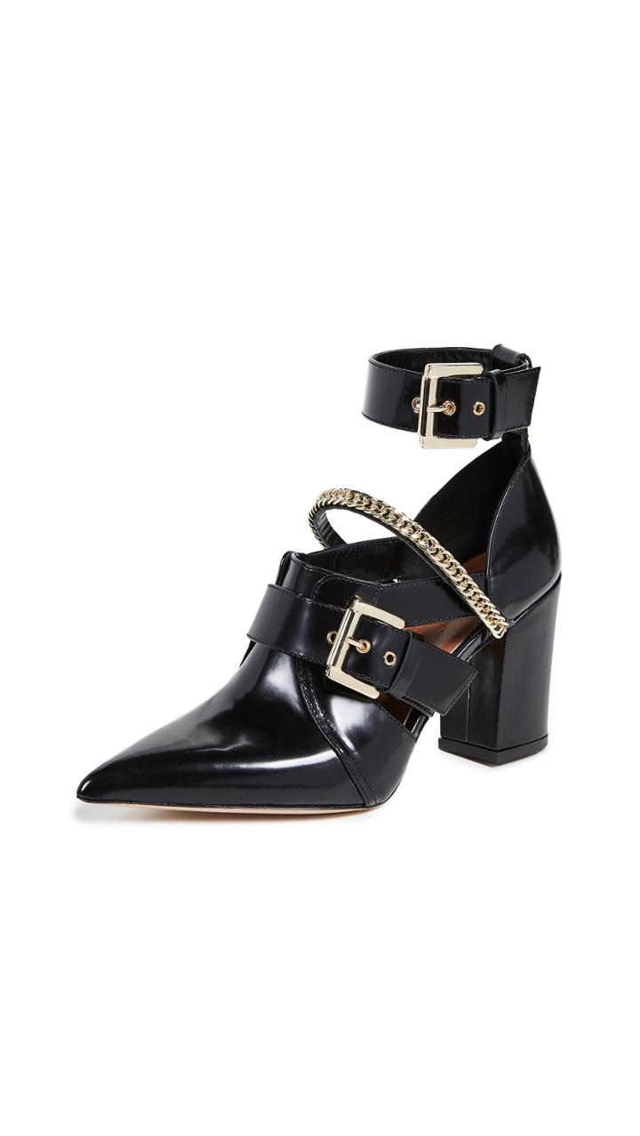 Self Portrait Holly Cut Out Ankle Boots