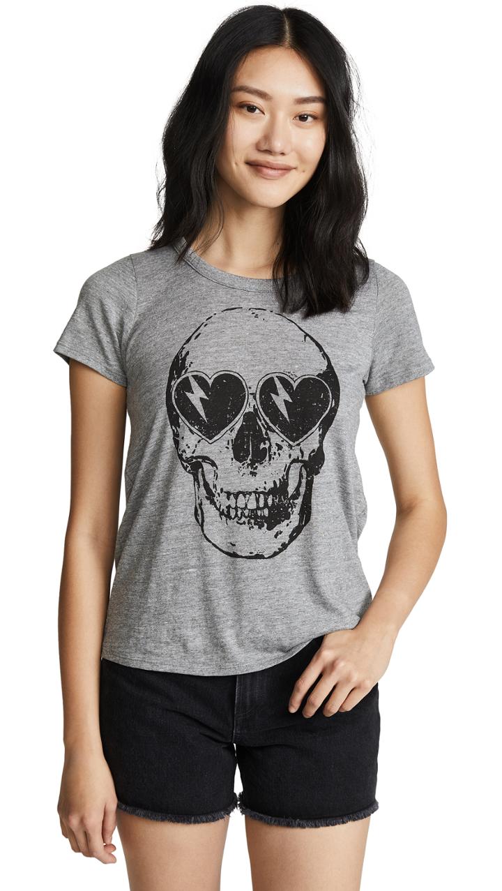 Chaser Heart Eyes Skull Tee