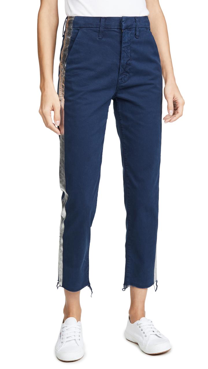 Mother Shaker Prep Fray Pants