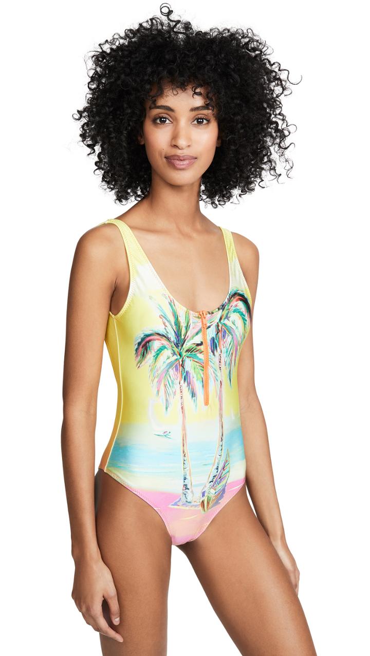 Farm Rio Palm Sunset One Piece