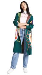 Mira Mikati Knit Flower Coat
