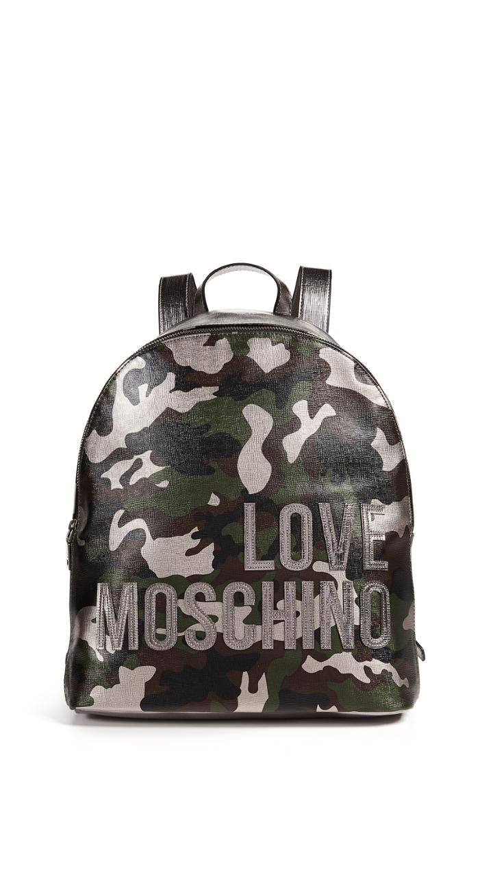 Moschino Love Moschino Camo Backpack