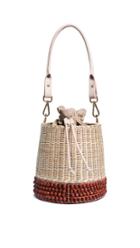 Lucy Folk Basket Bucket Bag