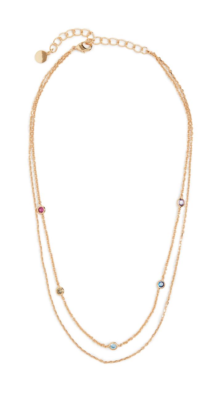 Jules Smith Crimson Chain Choker