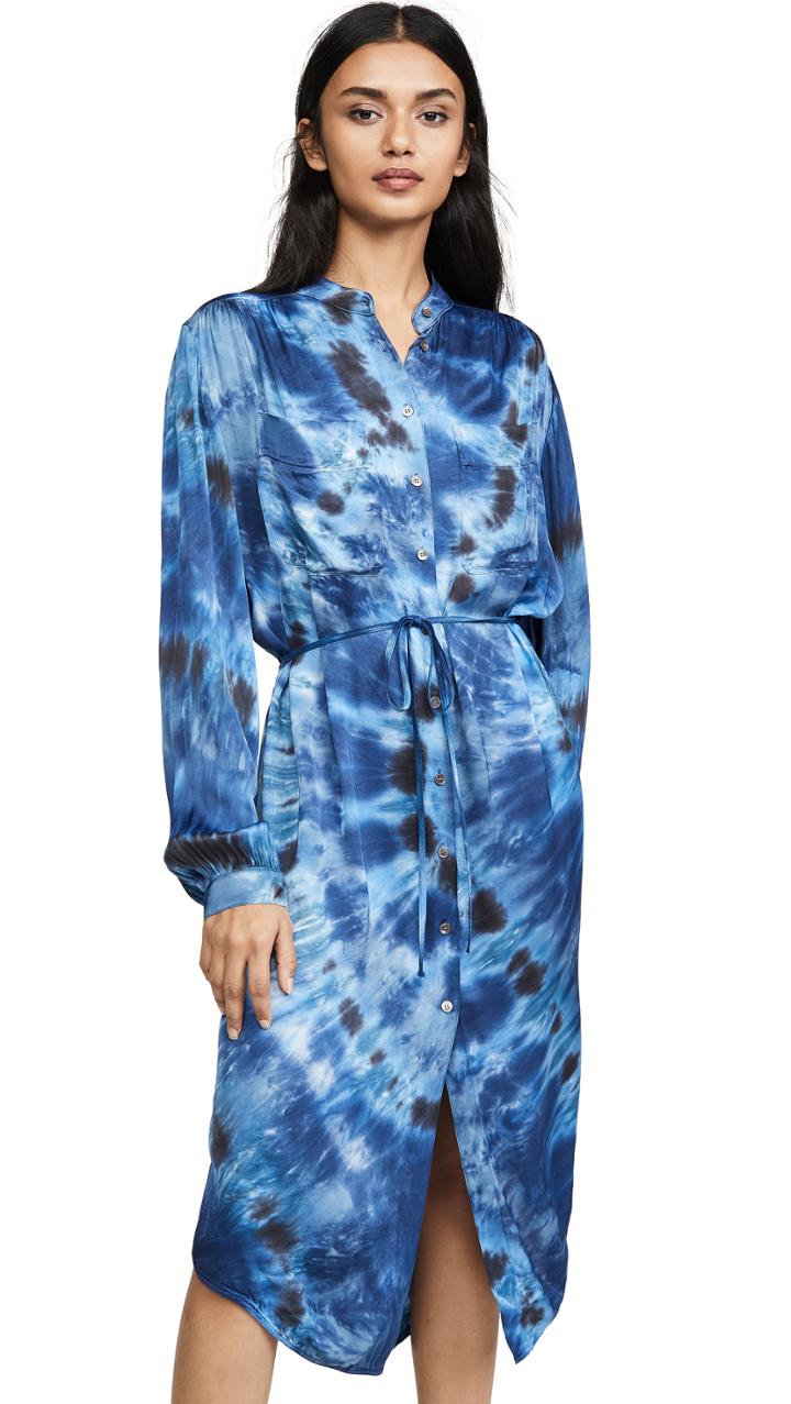 Raquel Allegra Cargo Shirt Dress