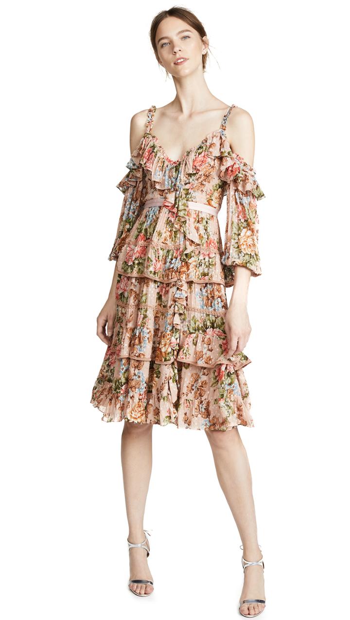 Needle Thread Paradise Rose Shimmer Dress