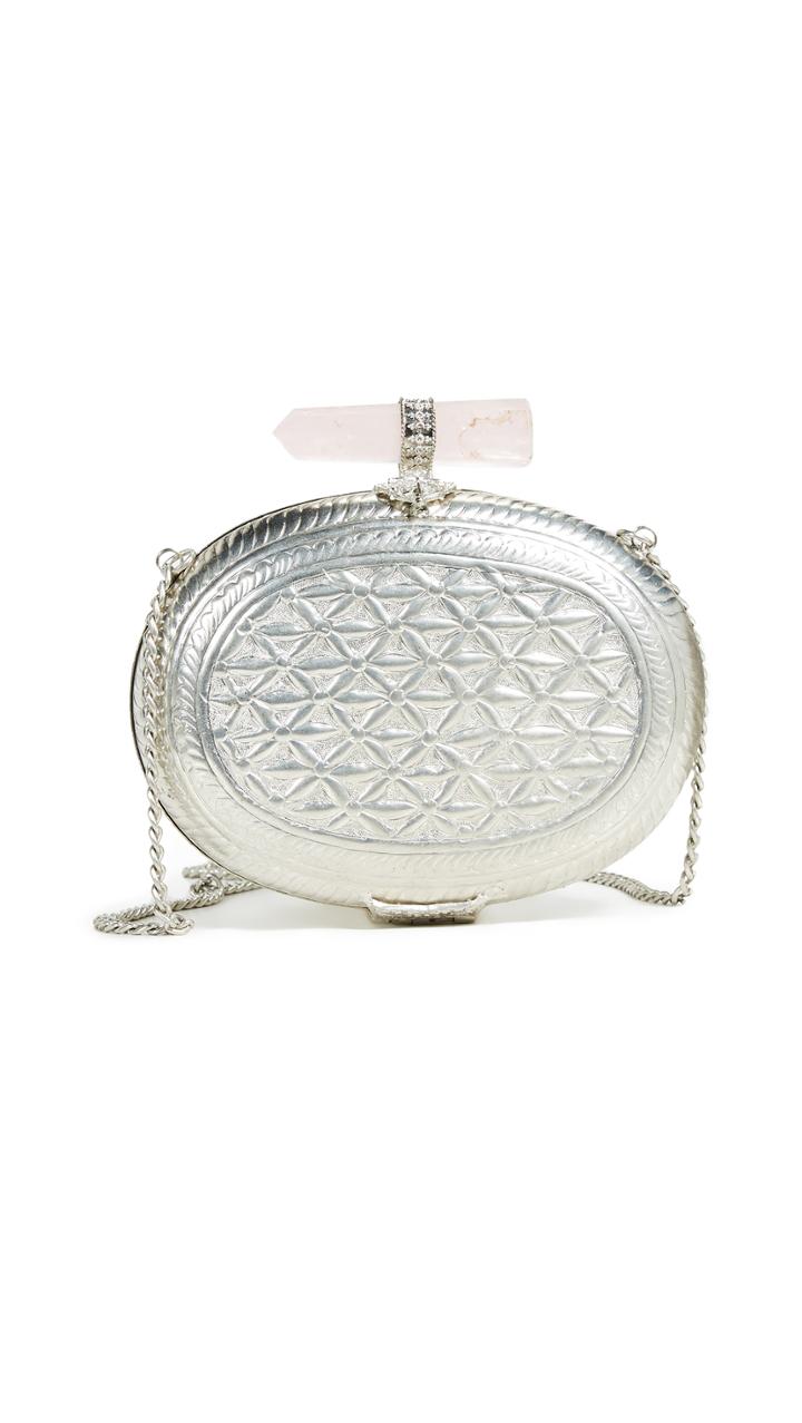 Sam Edelman Verena Box Clutch With Crystals