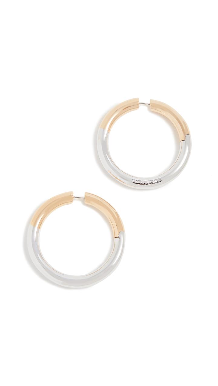 Marc Jacobs Colorblock Hoop Earrings