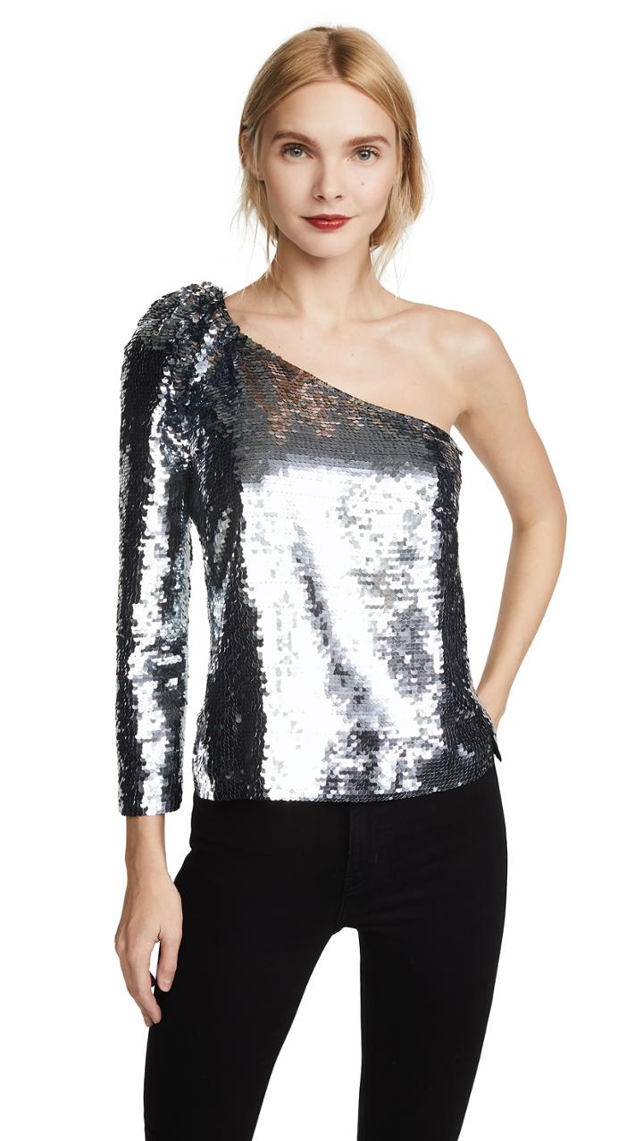Veronica Beard Lantana Sequin Top