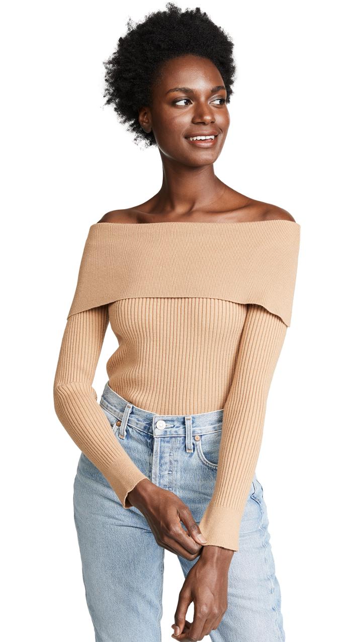English Factory Ribbed Sweater