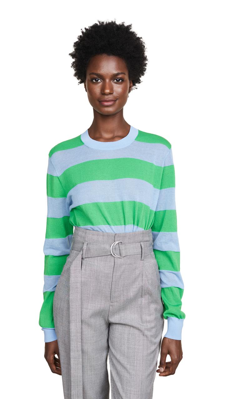 Diane Von Furstenberg Back Ruffle Tee