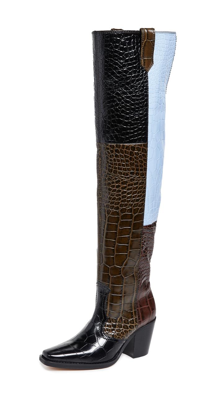 Ganni High Western Boots
