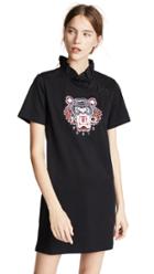 Kenzo Tiger Ruffle T Shirt Dress