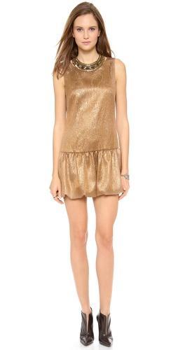 Twelfth St. By Cynthia Vincent Embellished Drop Waist Dress
