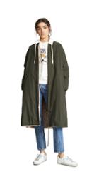 Army By Yves Salomon Reversible Rabbit Coat