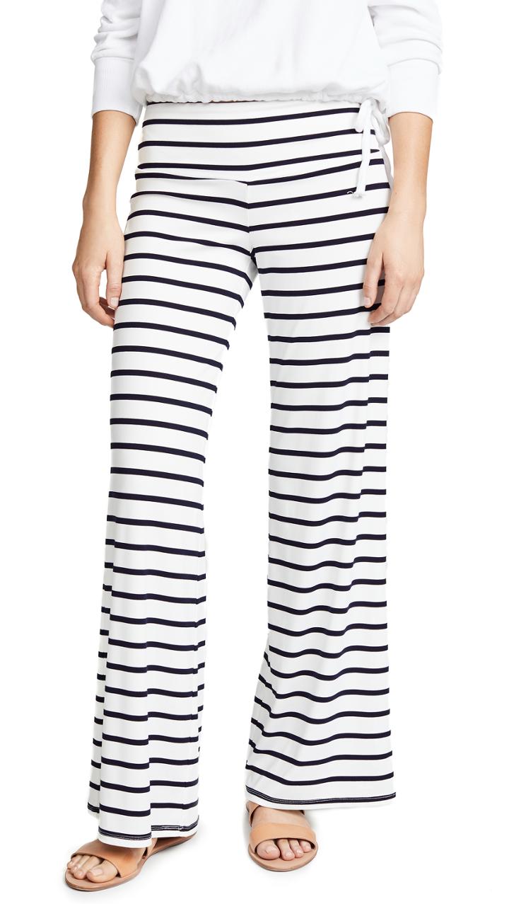 Bb Dakota Striped High Waist Wide Pants