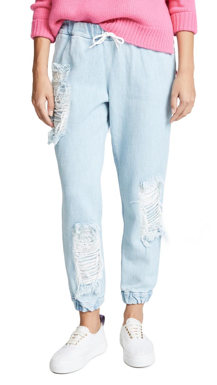 Ksenia Schnaider Denim Track Pants