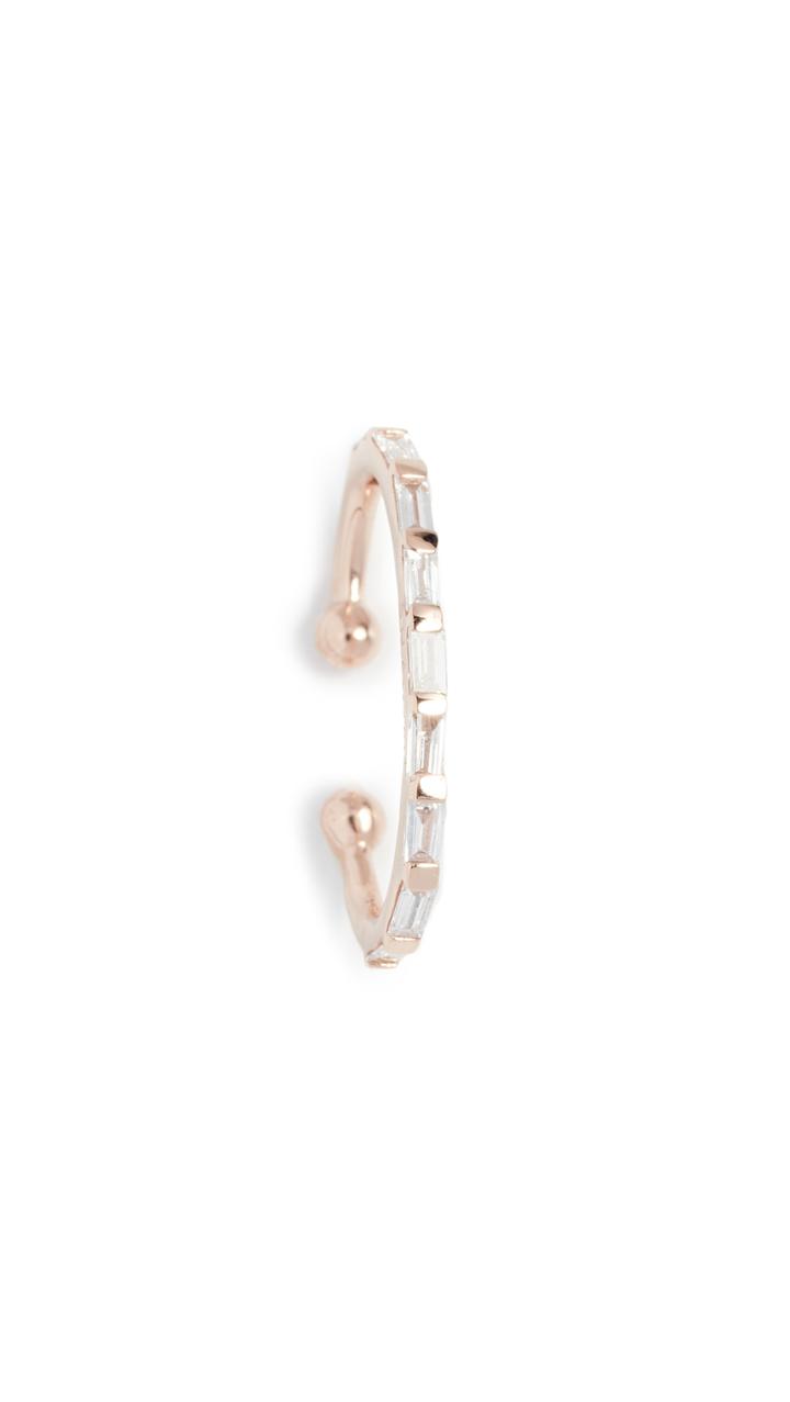 Shay 18k Single Baguette Ear Cuff