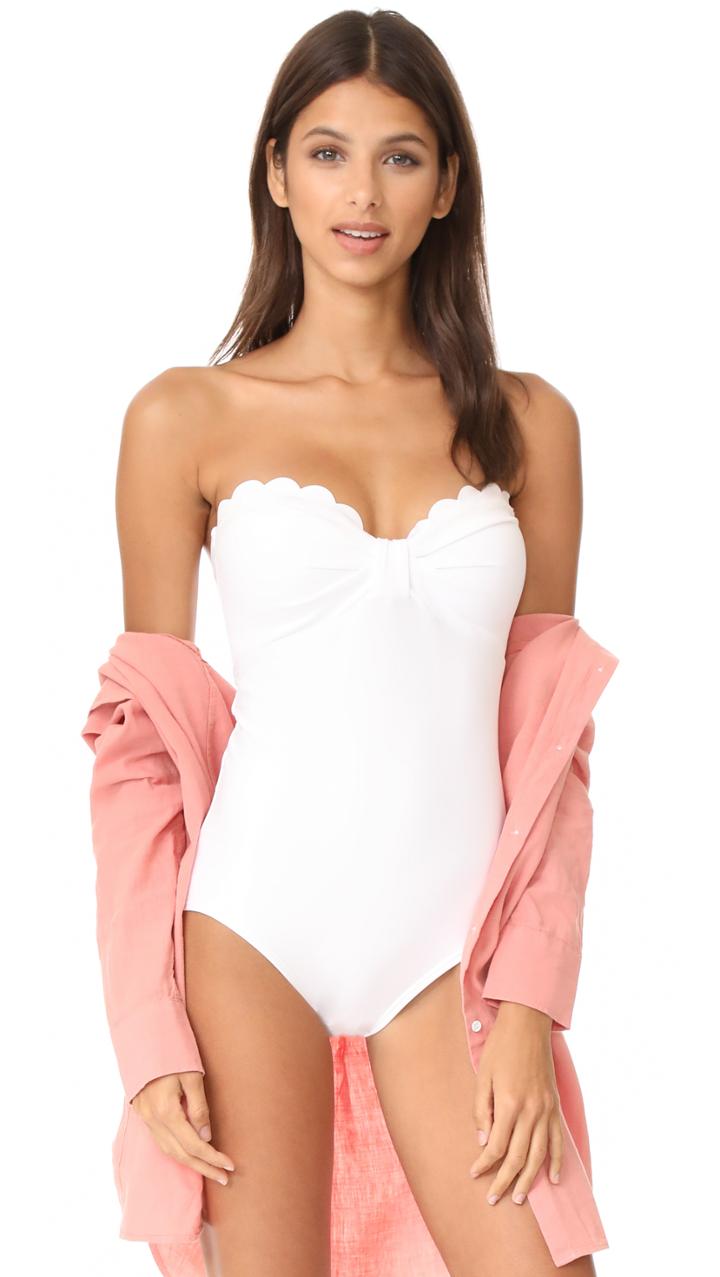 Karla Colletto Lace Up One Piece