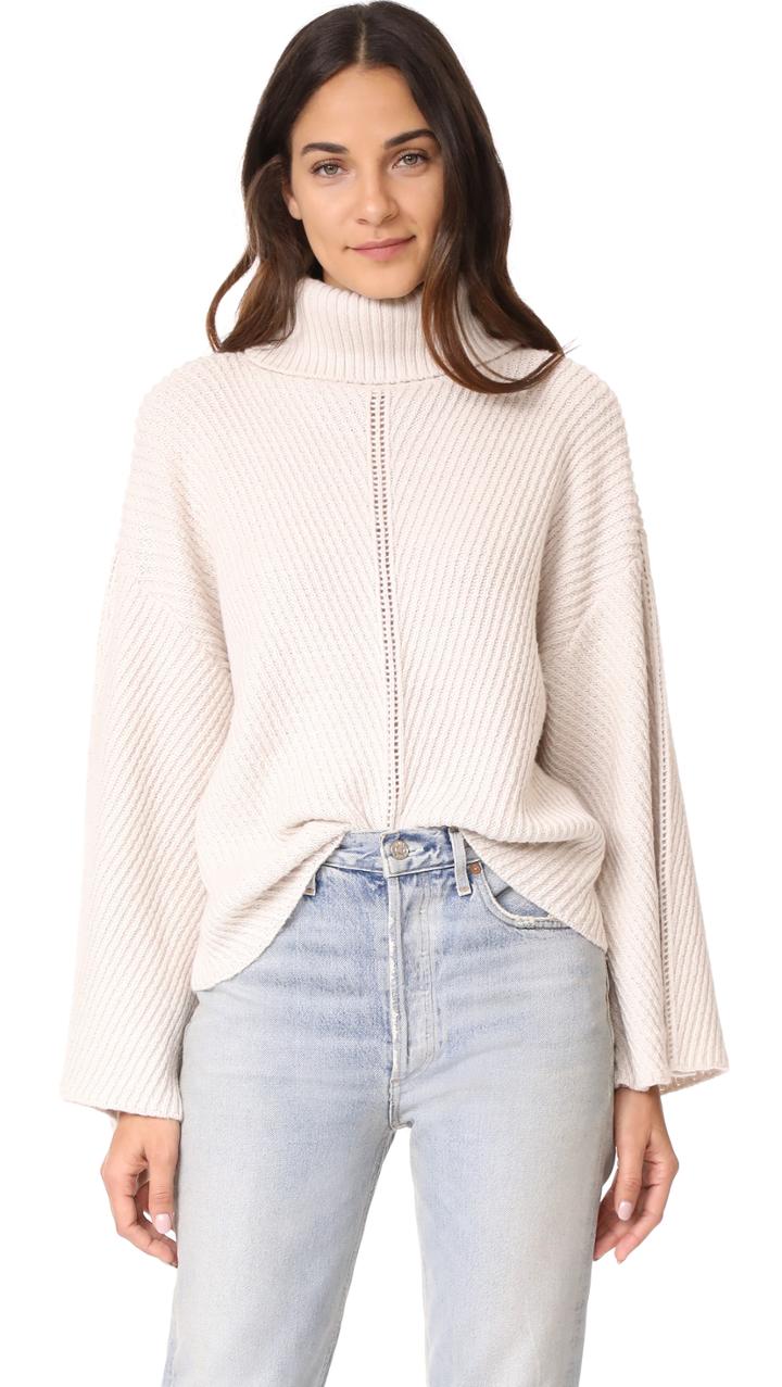 Cupcakes And Cashmere Randy Cowl Neck Sweater