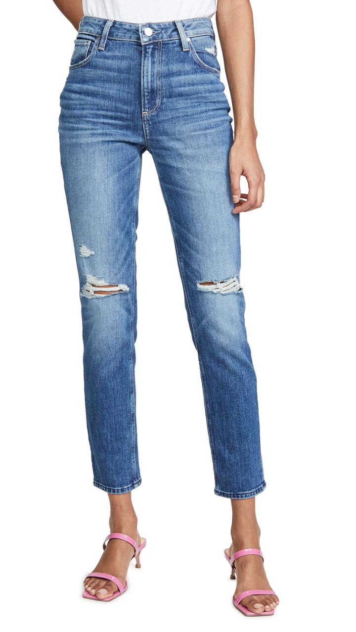 Paige Sarah Destructed Slim Jeans