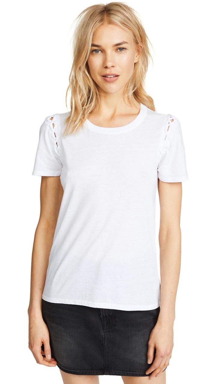 Chaser Lace Up Sleeve Tee