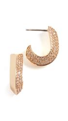 Kate Spade New York Pave Small Huggie Earrings