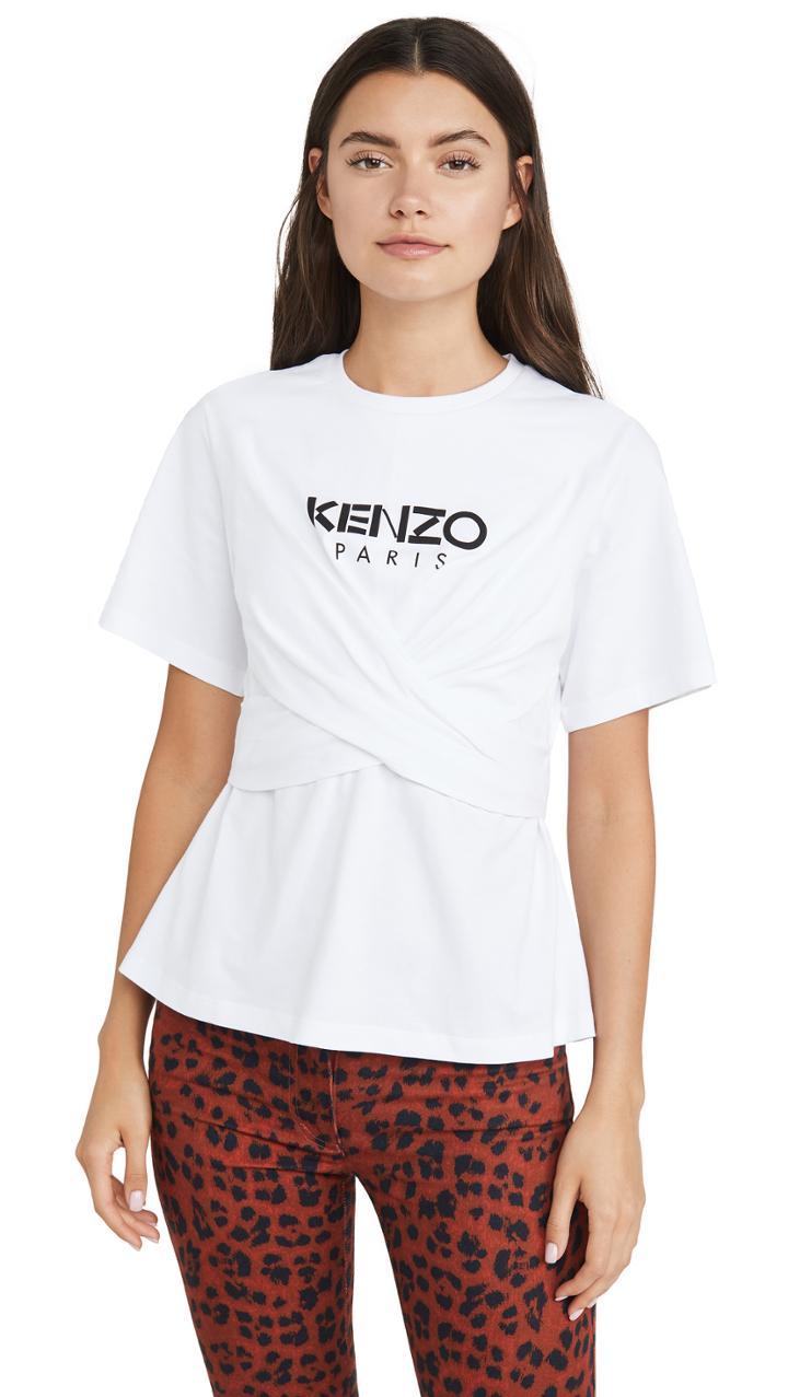 Kenzo Kenzo Logo Crossed T Shirt