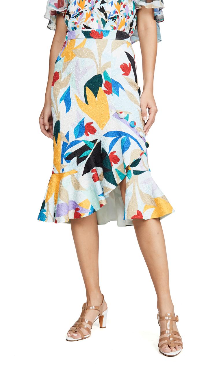 Prabal Gurung Ruffle Skirt